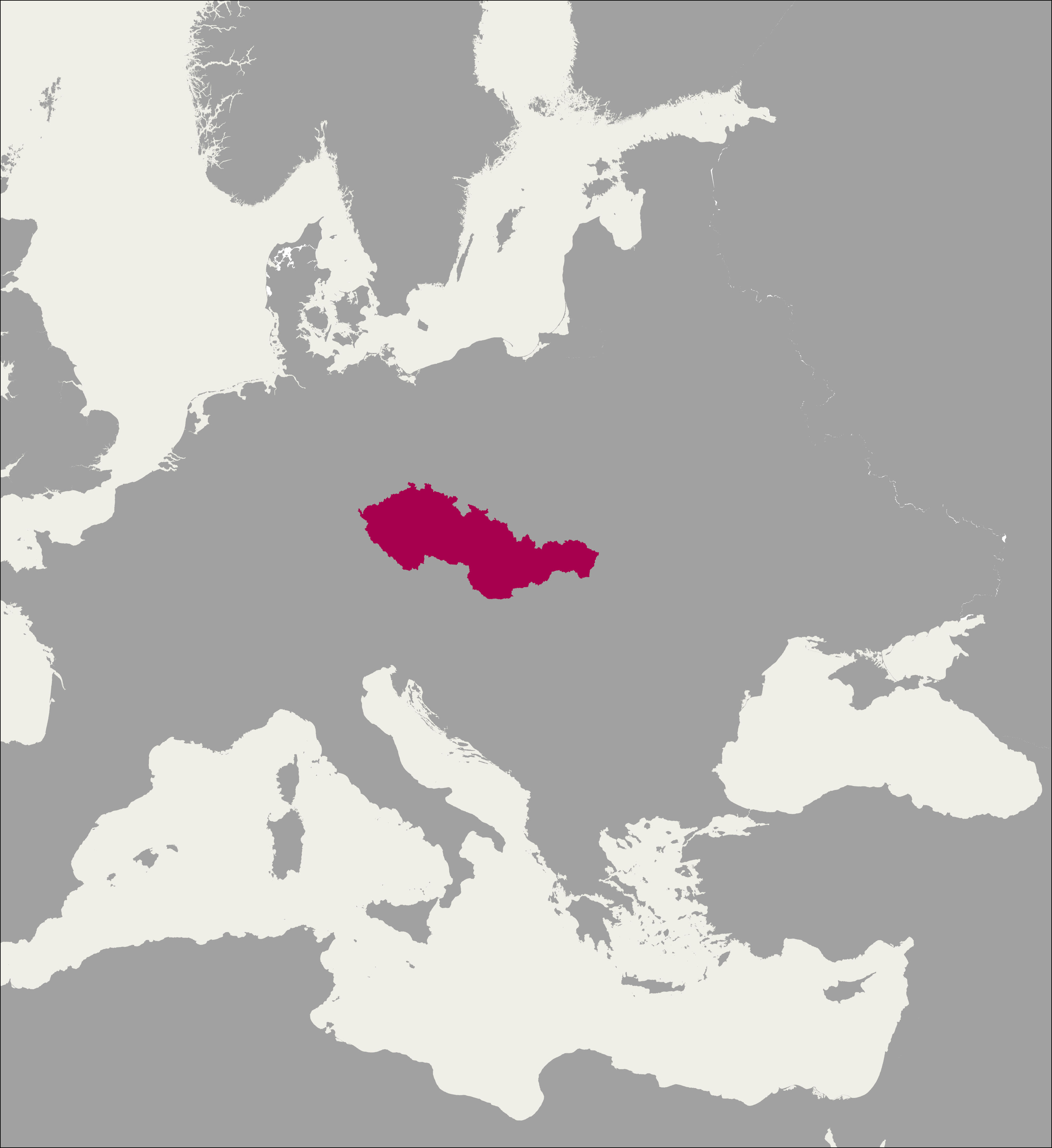 Czechoslovak Mission Map 1929